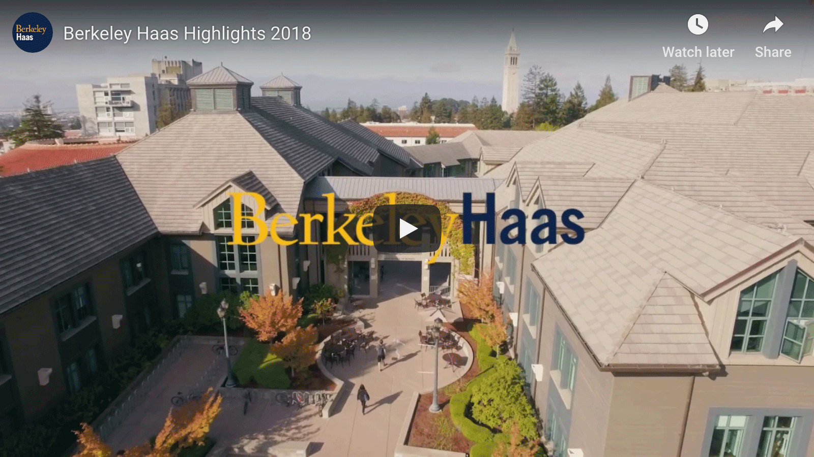 Video of Haas Program at UC Berkeley